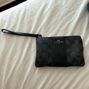 Black Coach Wristlet